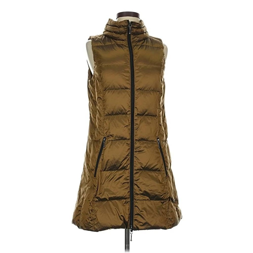 My Anorak The Cosmic Metallic‎ Down Vest Bronze Women's Size Small